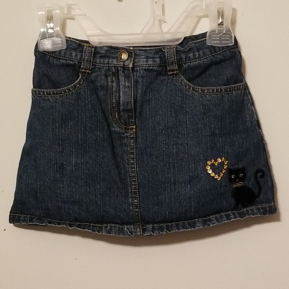 Gymboree Cat Jean Skort